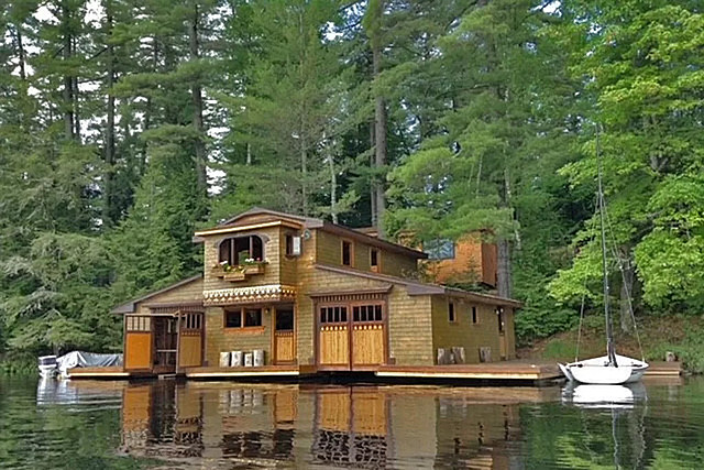 Should Living in Nature Really Cost $2.3M? Check Out This Swanky Adirondack House for Sale
