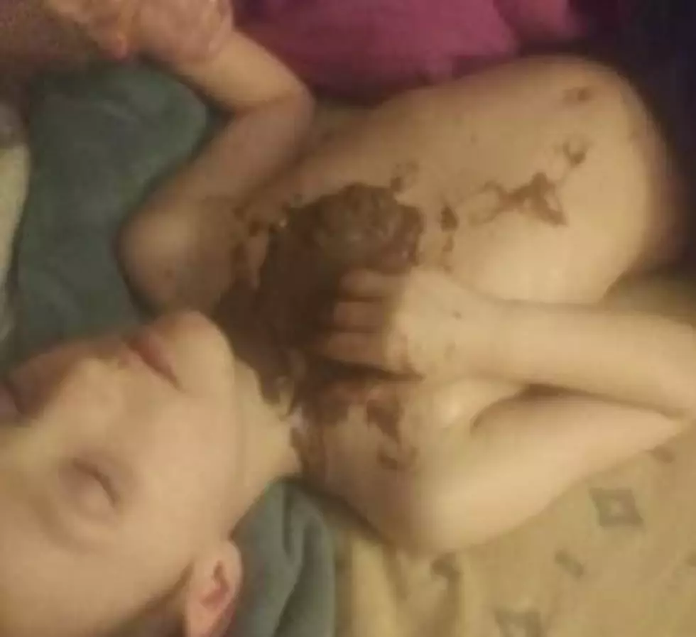 Rome Mom Finds Son Fast Asleep, Covered in Evidence