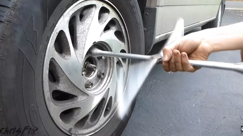 Trooper Helps Woman Change Her Tire On His Way Home From Work