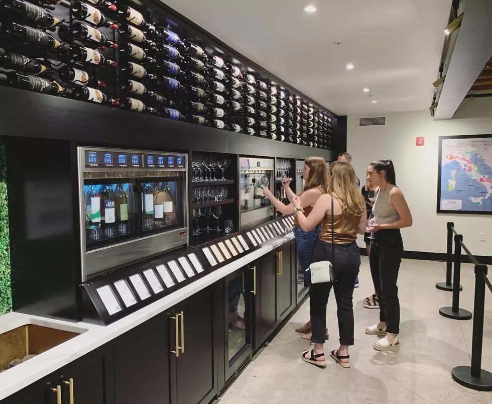 This One Of A Kind Wine Wall in Baldwinsville Pours Your Next Glass For You