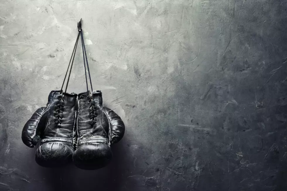 This Boxer Gets Knocked Through The Ropes Seconds After Trash Talking His Opponent