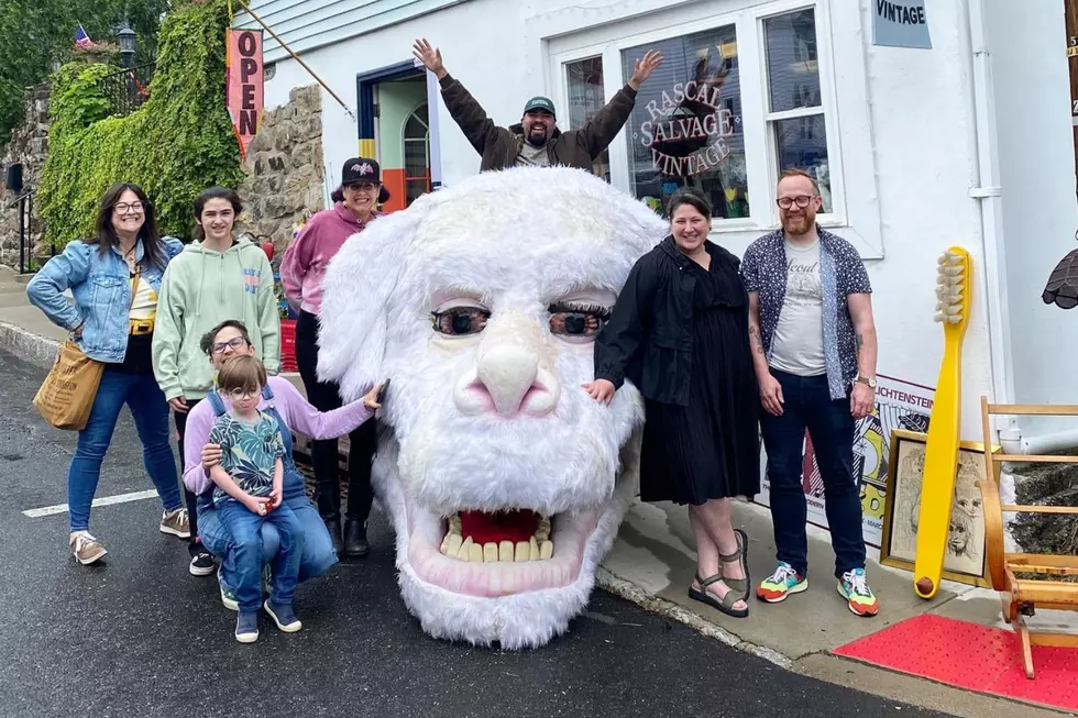 Crowds Swarming to This NJ Store to See Giant ‘Neverending Story’ Head
